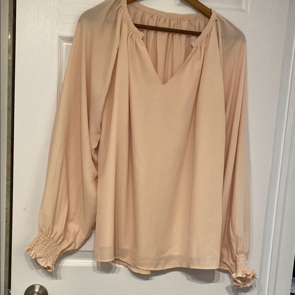 Chic Blush Pink Blouse